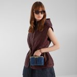 FENDI Fendi Vanity Blue FF denim flocked mini-bag - Image 3